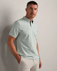 [OFFLINE] Commuter® Polo - Slim Fit -- Green Mist Line Dash