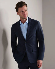 Commuter® Pro Blazer - Slim -- True Navy Glen Plaid