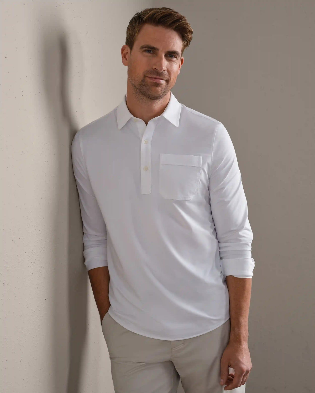 Commuter® Pullover Shirt -- Business White