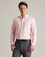 [OFFLINE] Commuter Shirt - Classic Fit -- Pink Mini Windowpane