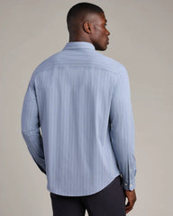 [OFFLINE] Commuter Shirt - Classic Fit -- Washed Navy Stripe