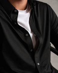 Commuter® Shirt - Slim Fit -- Black Oxford