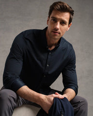 Commuter® Shirt - Slim Fit -- True Navy Oxford