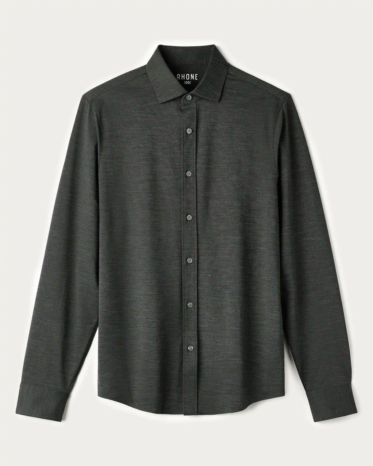 Commuter® Shirt Semi Spread Collar -- Iron Oxford