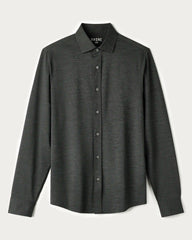 Commuter® Shirt Semi Spread Collar -- Iron Oxford