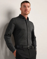 Commuter® Shirt Semi Spread Collar -- Iron Oxford