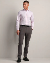 Commuter Shirt Semi Spread Collar -- Pink Dot