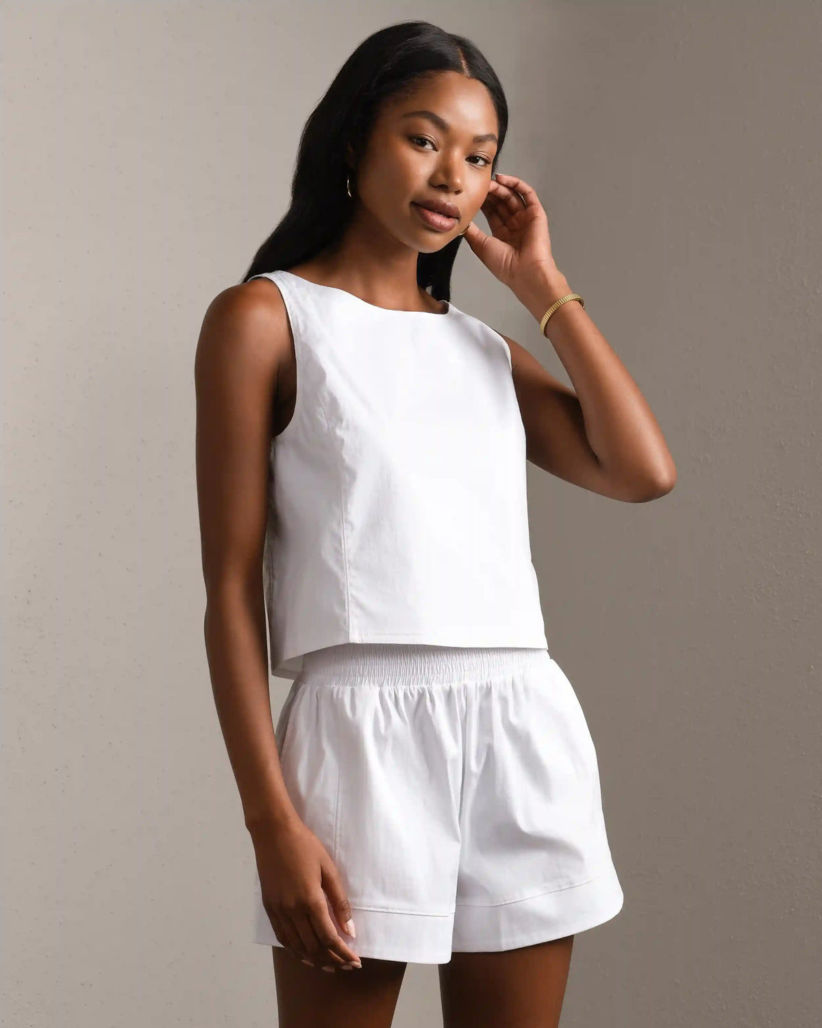 Cotton+ Tank -- White