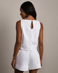 Cotton+ Tank -- White