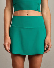 Course to Court Skort - 14" -- Emerald Green