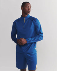 Courtside 1/4 Zip -- Set Sail Blue