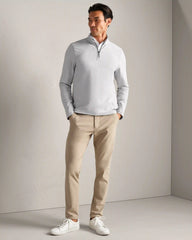 [OFFLINE] Covert Rib 1/4 Zip -- Whisper Gray
