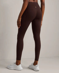 Defy Compression 7/8 Pocket Legging -- Dark Espresso