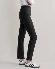 Double Bonded Slim Trouser -- Black