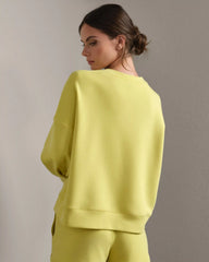 DreamGlow® Crewneck -- Citron Green
