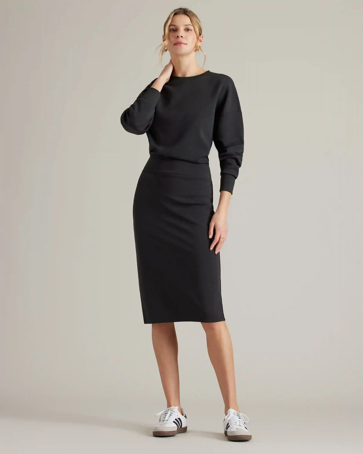 DreamGlow® Dress -- Black Heather