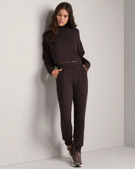DreamGlow® Zip Jogger-- Dark Espresso