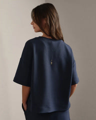 DreamGlow® Relaxed Tee -- Navy Blue