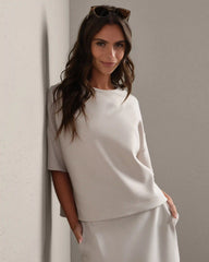 DreamGlow® Relaxed Tee -- Sand
