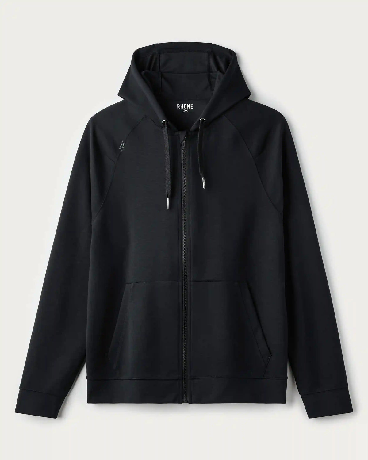 DreamState Full Zip Hoodie -- Pure Black NEW