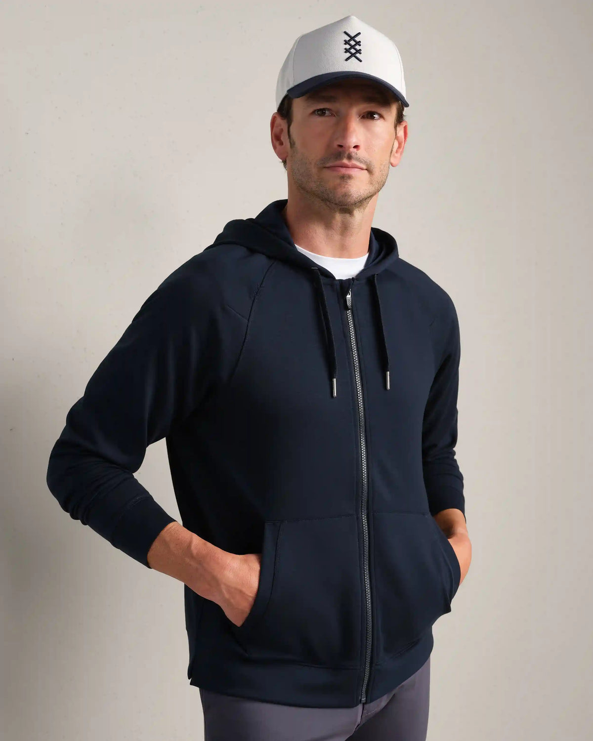 [OFFLINE] DreamState Full Zip Hoodie -- True Navy