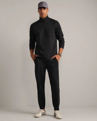 DreamState 1/4 Zip -- Pure Black (NEW)