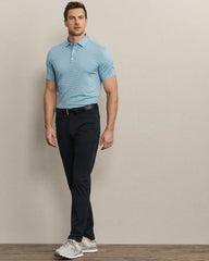 Drive Time Polo -- Azure Blue Stripe