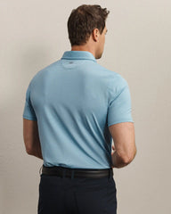 Drive Time Polo -- Azure Blue Stripe