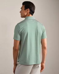Drive Time Polo -- Fern Green Stripe