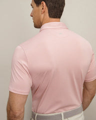 Drive Time Polo -- Pink Calcite/French Rose Stripe