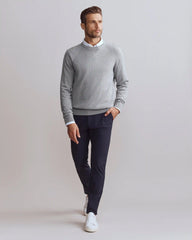 Commuter® Crew Neck Sweater -- Gray Heather