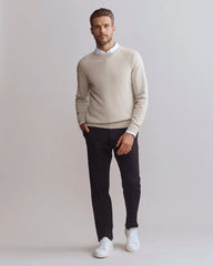 Commuter® Crew Neck Sweater -- Stone