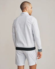 Dune Golf Jacket -- White Windowpane Check