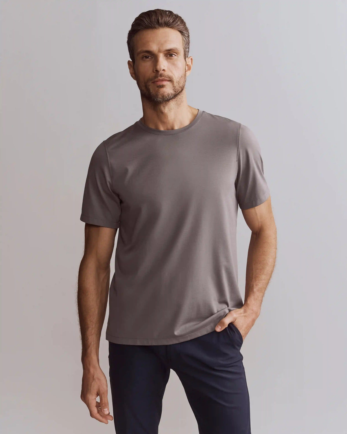 Elevated Modern Tee -- Smoked Pearl