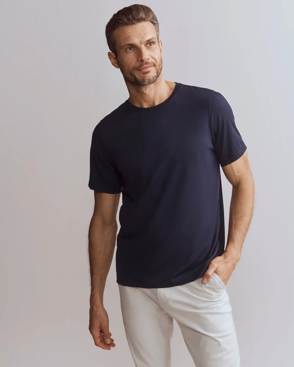 Elevated Modern Tee -- True Navy