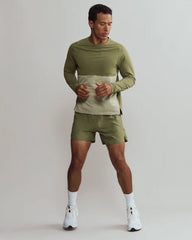 Extra Mile Long Sleeve -- Olivine/Seagrass Green