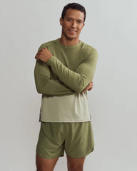 Extra Mile Long Sleeve -- Olivine/Seagrass Green