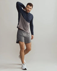 Extra Mile Fleece Pullover -- True Navy/Smoke