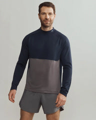 Extra Mile Fleece Pullover -- True Navy/Smoke