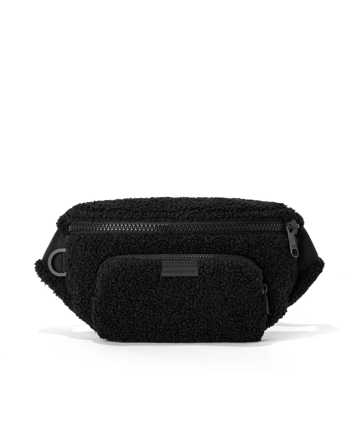 Dagne Dover Jax Large Fanny Pack - Shearling -- Onyx Shearling