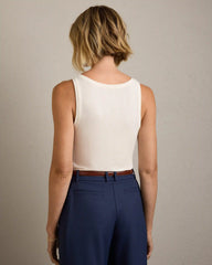 Featherweight Rib Tank -- Ivory