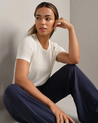 Featherweight Rib Tee -- Ivory