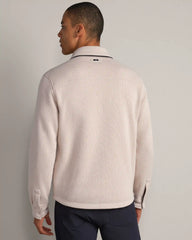 Fleece Shacket -- Bone