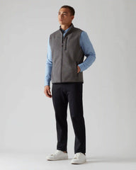 Fleece Vest -- Dark Gray Heather