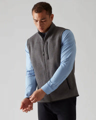 Fleece Vest -- Dark Gray Heather
