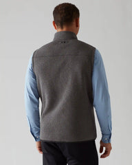 Fleece Vest -- Dark Gray Heather