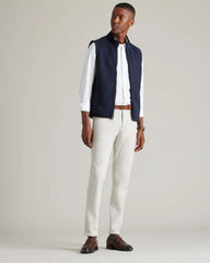 Fleece Vest -- True Navy Heather