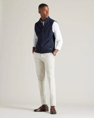 Fleece Vest -- True Navy Heather