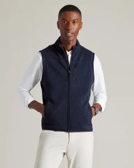 Fleece Vest -- True Navy Heather