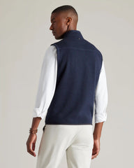 Fleece Vest -- True Navy Heather
